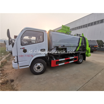 Penghapusan sampah Dongfeng 4x2 Truk sampah terkompresi